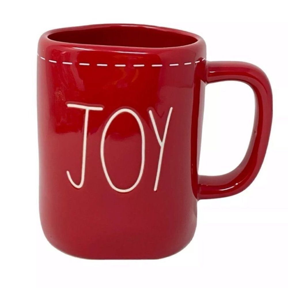 Rae Dunn‎ “Joy” Stitch Holiday Mug